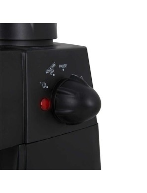 Detalle del cuadro de mando de la cafetera Orbegozo EXP 4600 a presión con vaporizador.