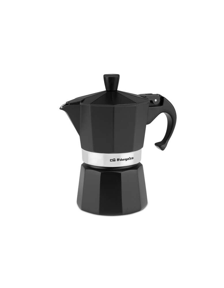 Cafetera italiana Orbegozo KFN 310 en color negro. Cafetera italiana Orbegozo KFN 310 en color negro.