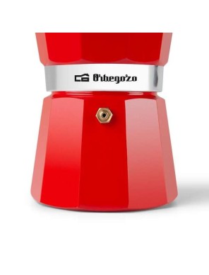 Cafetera Italiana de Aluminio Orbegozo KFR 640 válvula de seguridad.