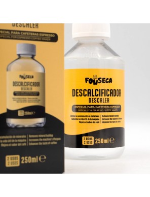 Descalcificador líquido en botella de plástico. Sin residuos.