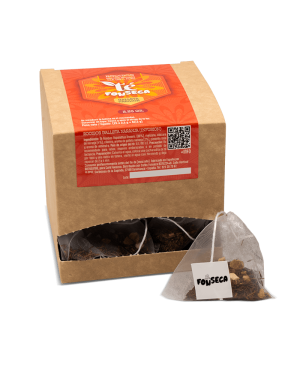 Rooibos con galleta y naranja, deliciosa infusión con notas a almendras.