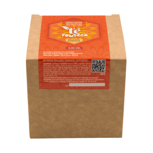 Rooibos Galleta Naranja | Infusión sin teína, dulce y reconfortante