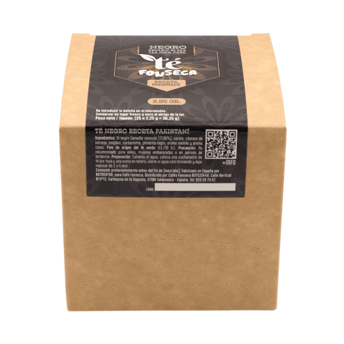 Té Negro Pakistaní | Mezcla especiada tradicional en formato piramidal