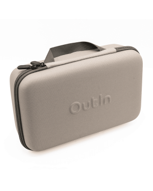 Exterior de la funda portátil de Outin Nano. Resistente a golpes y antihumedad.