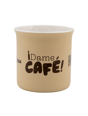 Taza de café en cerámica de 300 ml. Diseño vintage