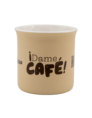 Taza de café en cerámica de 300 ml. Diseño vintage