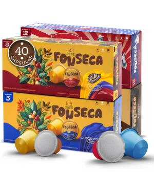 Pack Degustación cápsulas Café  Fonseca Compatibles con Nespresso