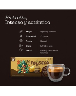 Cápsulas Ristretto. Intenso y Equilibrado | Compatibles Nespresso®