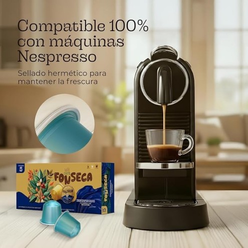 Cápsulas de café descafeinado | Compatibles Nespresso®