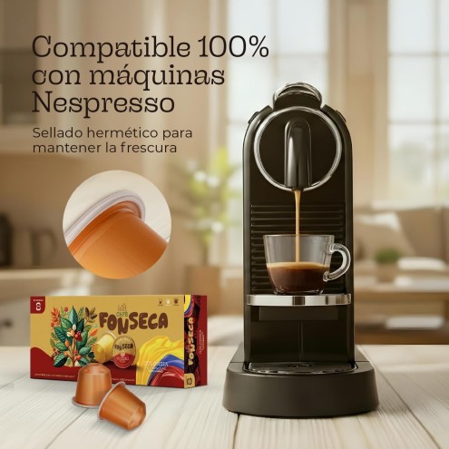 Cápsulas Café Colombia 100 % Arábica. Compatibles Nespresso®