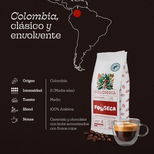 Café en grano Colombia | Tueste natural Café Fonseca
