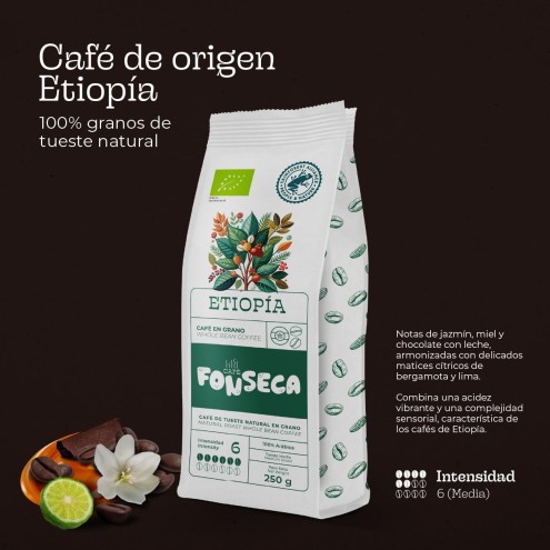 Café en grano 100 % Etiopía