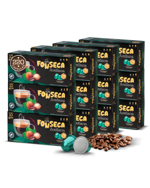 Cápsulas espresso avellana. Café 100% Arábica