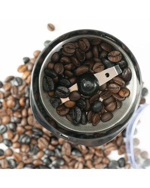 Detalle del molinillo eléctrico JOCCA con cuchillas de acero inoxidable.