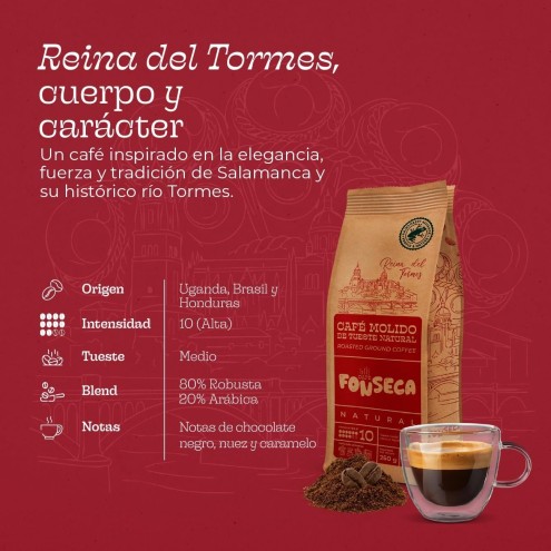 Café Molido Natural 250g Intensidad 10 | Café Fonseca