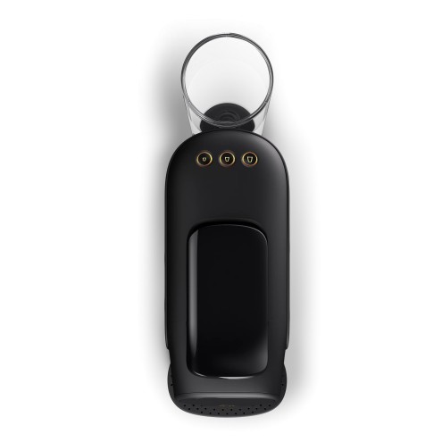 Cafetera L’OR Barista de diseño elegante en negro.