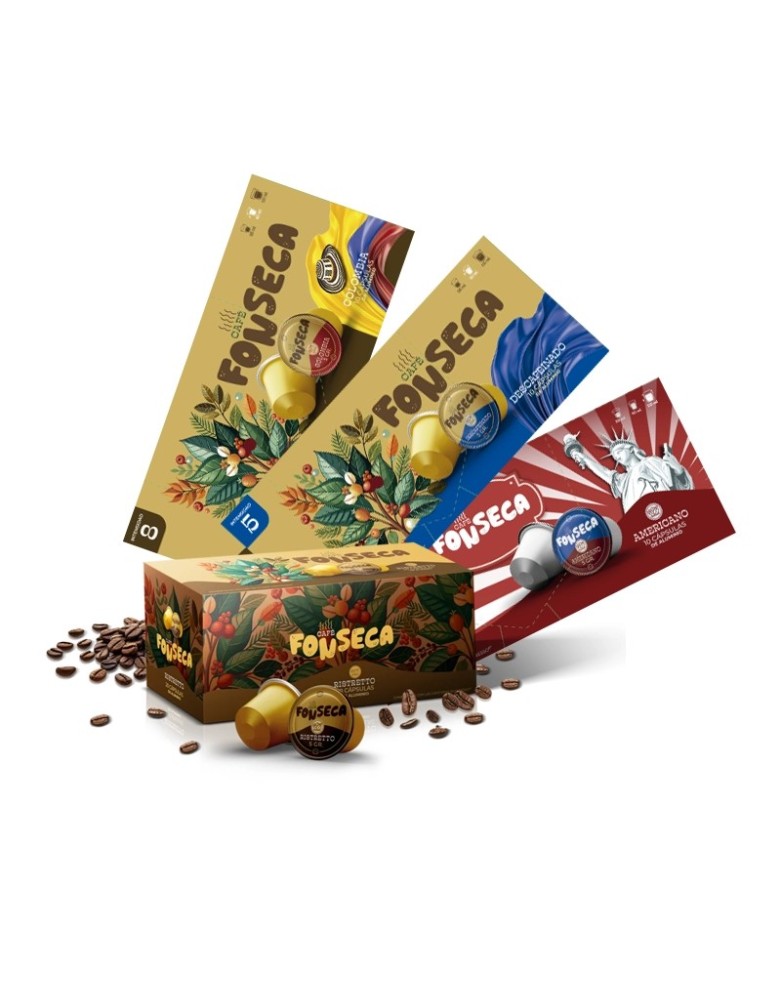 Pack 40 Cápsulas de Café – 4 variedades en monodosis