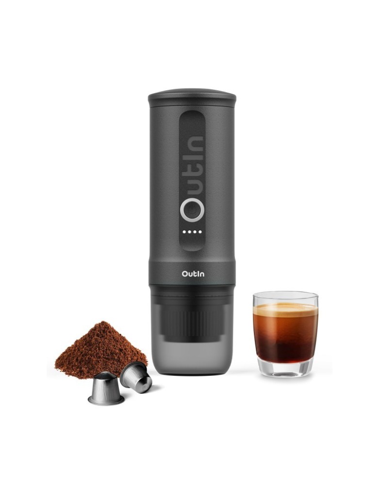 OutIn; máquina de café espresso portátil que pesa sólo 670 gramos. OutIn; máquina de café espresso portátil que pesa sólo 670 gramos.