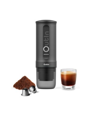 OutIn; máquina de café espresso portátil que pesa sólo 670 gramos.