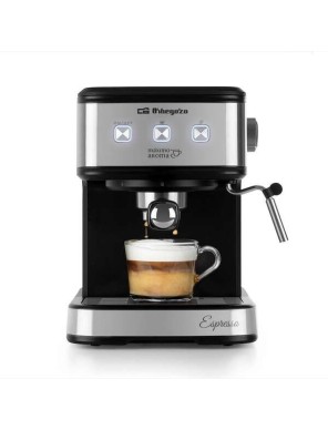 Cafetera espresso con vaporizador y calienta tazas