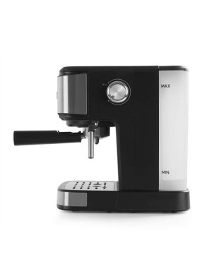 Cafetera espresso con vaporizador y calienta tazas