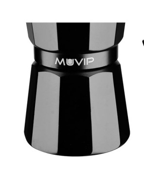 Cafetera Italiana MUVIP MV0601 | 6 Tazas, Fácil de Limpiar