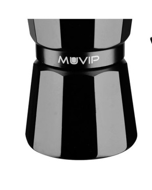 Cafetera Italiana MUVIP MV0601 | 6 Tazas, Fácil de Limpiar