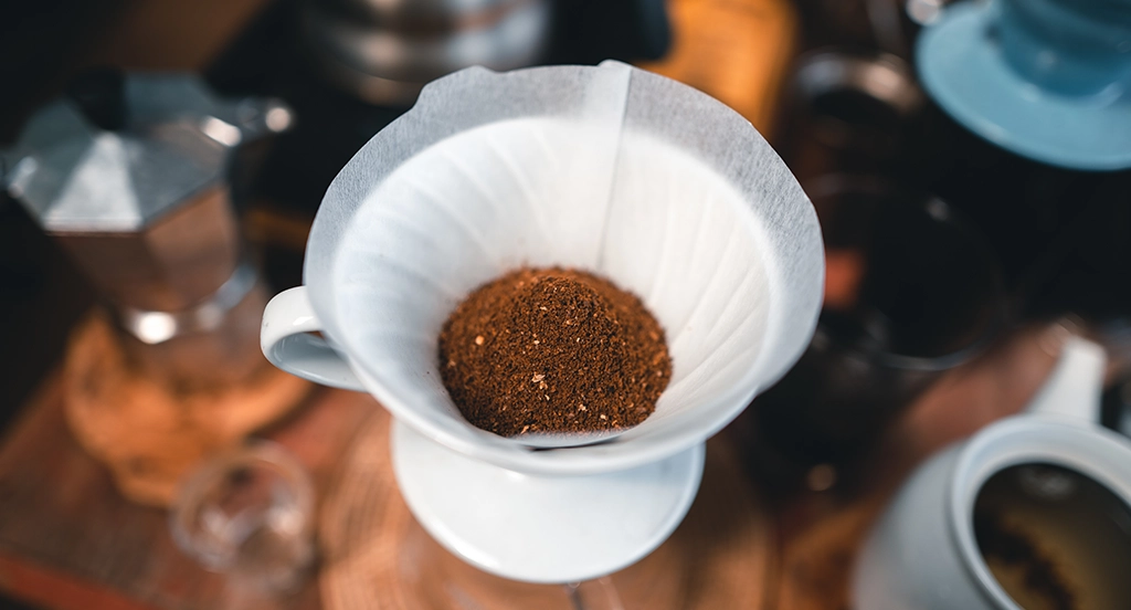 Café de filtro y tipo de molienda.