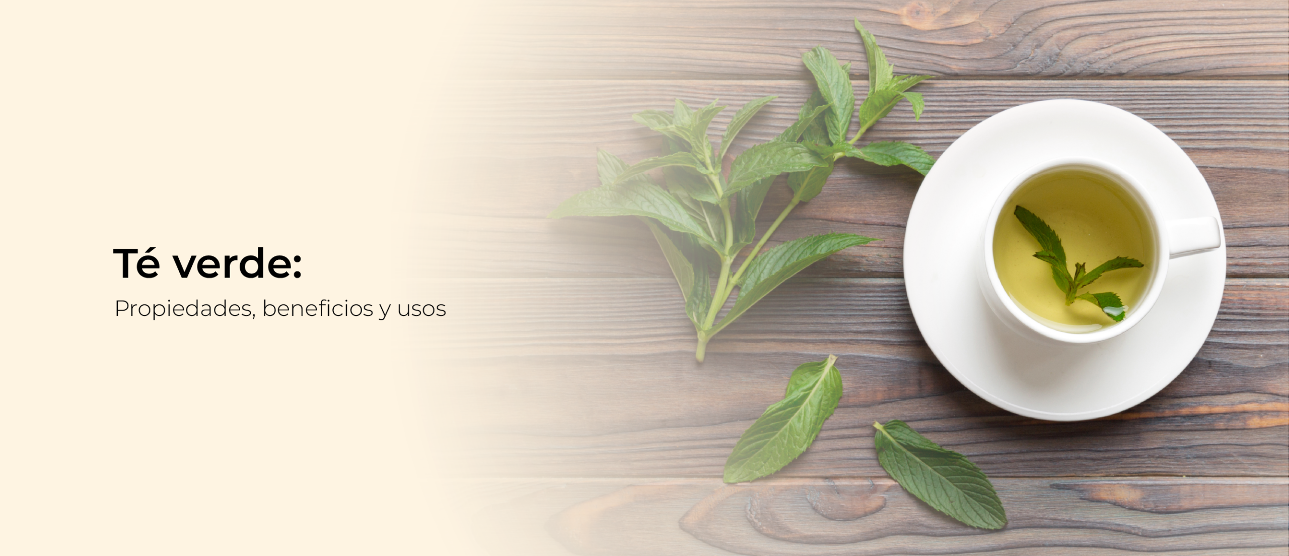 Cabecera del artículode blog sobre los beneficios del té verde